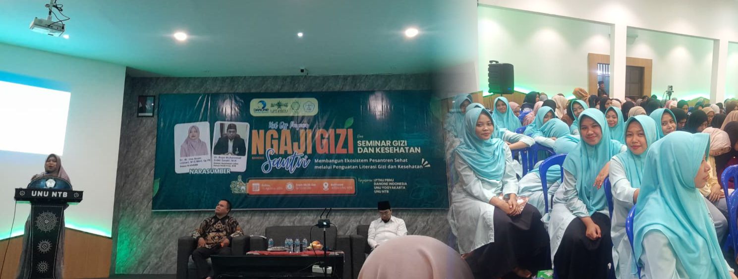 Siswa Siswi MA. Qamarul Huda Bagu Mengikuti Seminar Gizi dan Kesehatan Santri